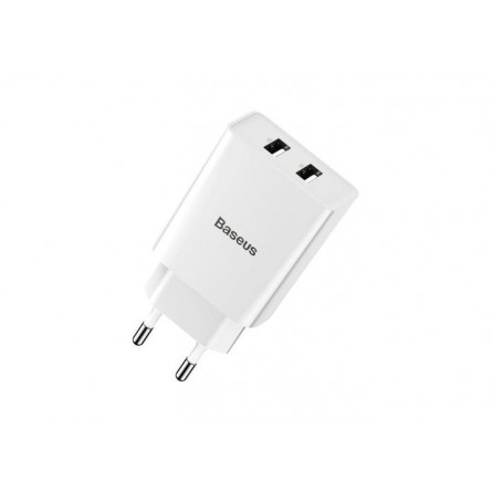 СЗУ Baseus Speed Mini Dual U Charge 10.5 White