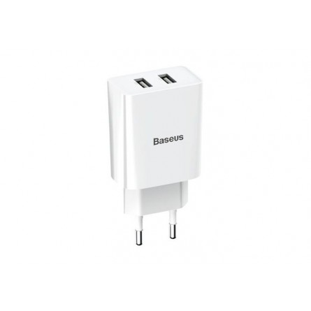 СЗУ Baseus Speed Mini Dual U Charge 10.5 White фото №2