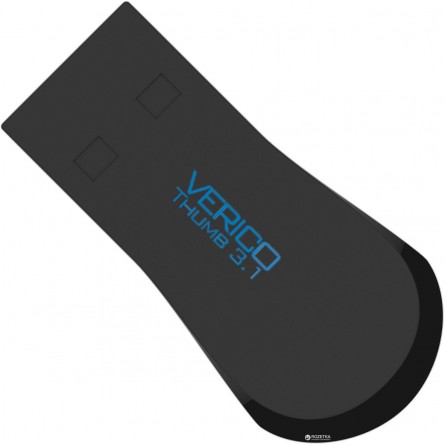 Зображення Флешка Verico Thumb Black blue USB 3.1 32 Gb - зображення 1