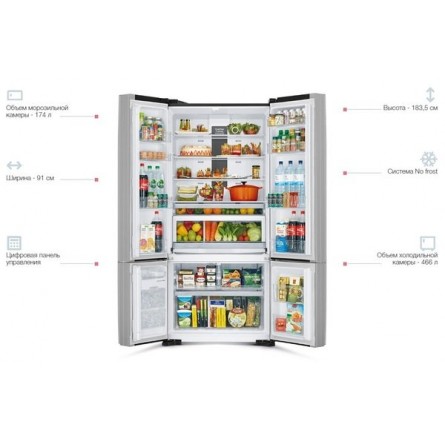 Зображення Холодильник Hitachi R-WB800PUC5XGR - зображення 3