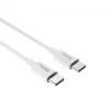 Дата кабель Hoco X 23 Skilled Cable Type C to Type C 1m 3A White фото №3