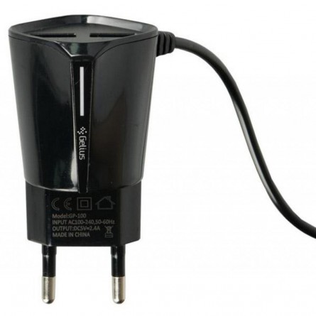 МЗП Gelius Edition Auto ID 2 USB Cable Micro USB 2.4A Black фото №3