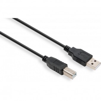 Зображення Кабель Vinga Кабель для принтера USB 2.0 AM/BM 1.8 m  (VCPDCAMBM1.8BK)