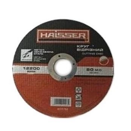 Круг отрезной Haisser 4111705 Круг відрізний по металу і нерж. 180х1,6х22,2 мм