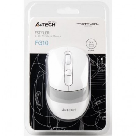 Комп'ютерна миша A4Tech FG 10 White фото №5