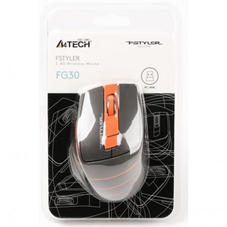 Комп'ютерна миша A4Tech FG 30 Orange фото №7