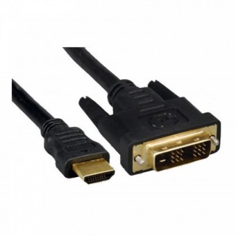 Зображення Кабель Cablexpert HDMI to DVI 18 1pin M, 1.8m (CC HDMI DVI 6)