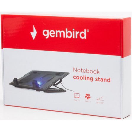 Подставка для ноутбука Gembird NBS-1F17T-01 Black фото №5