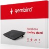 Підставка для ноутбука Gembird NBS-1F15-03 Black фото №4