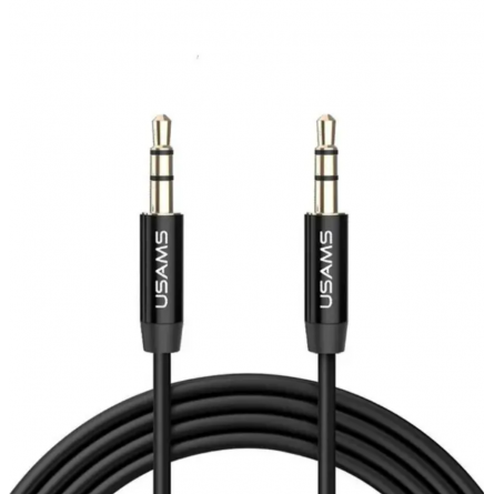 Кабель  Usams YP-01 Audio Cable 1.0m Black
