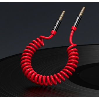 Зображення Кабель  Usams Spring Audio Cable 1.2m Red