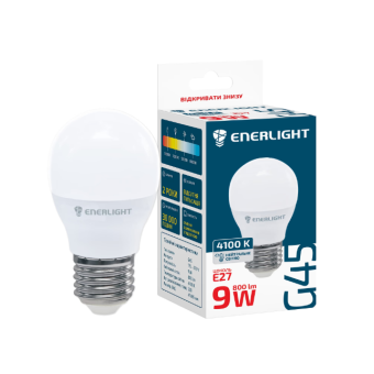 Зображення Лампочка Enerlight G45 9Вт 4100K E27
