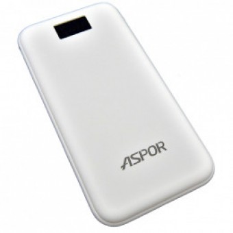Зображення Мобільна батарея Aspor A386 12000mAh білий