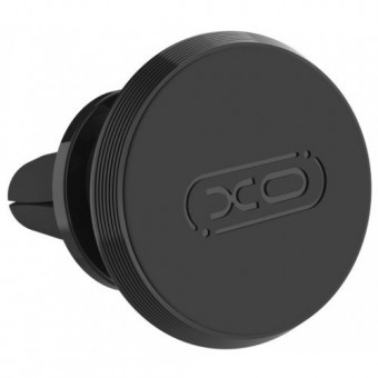 Изображение Автодержатель XO C30B Magnetic Leather Air Outlet Holder Black