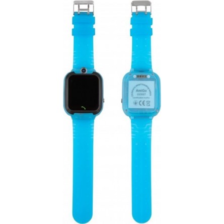 Smart годинник AmiGo GO007 FLEXI GPS Blue фото №5