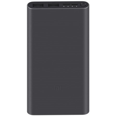 Мобільна батарея Xiaomi Mi 3 NEW 10000mAh чорний фото №3