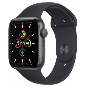 Изображение Smart часы Apple Watch SE GPS, 40mm Space Grey Aluminium Case with Midnight S (MKQ13UL/A)