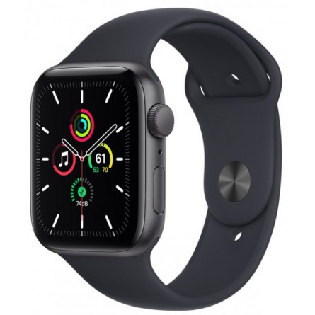 Smart часы Apple Watch SE GPS, 40mm Space Grey Aluminium Case with Midnight S (MKQ13UL/A)