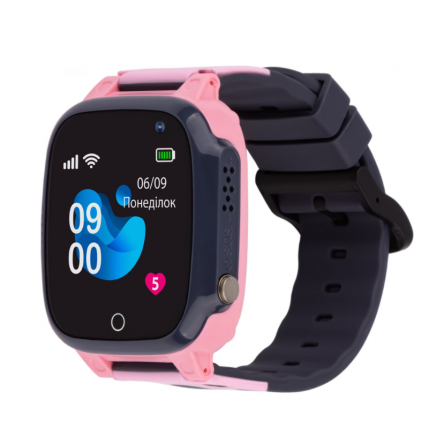 Smart годинник AmiGo GO008 MILKY GPS WIFI Pink (873293)