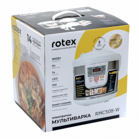 Мультиварка Rotex RMC508-W фото №7