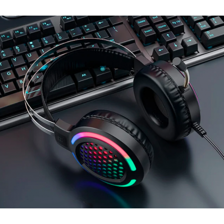 Наушники Hoco ESD03 Gaming Wired Headphones Black фото №2