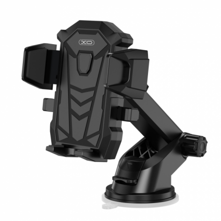 Автотримач XO C76 Retractable suction mount holder Black