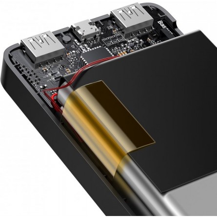Мобильная батарея Baseus Bipow Digital Display 2USB Type-C 15W 30000 mAh (PPDML-K) Black фото №5