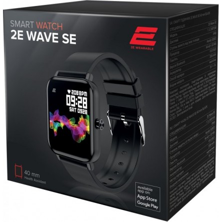 Smart часы 2E Wave SE 40 mm Black (-CWW10BK) фото №2