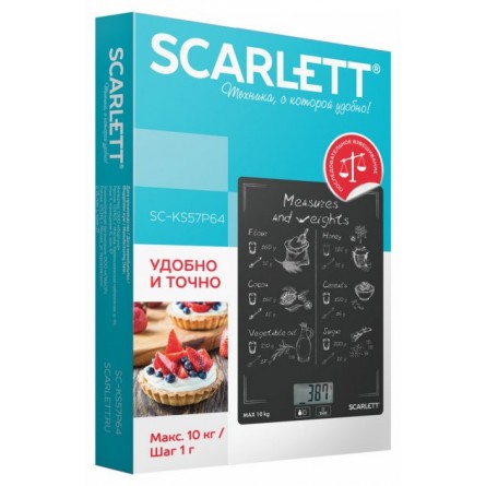 Весы кухонные Scarlett SC-KS57P64 фото №3