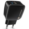 СЗУ MakeFuture 1 USB (3A) Quick Charge Black (MCW-11BK)