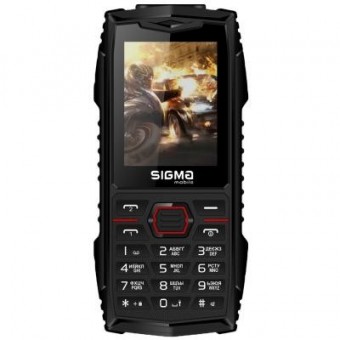 Изображение Мобильный телефон Sigma X-treme AZ68 Dual Sim Black/Red