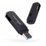 Зображення Флешка Exceleram P 2 Series Black / Black USB 3.1 Gen 32 Gb - зображення 3