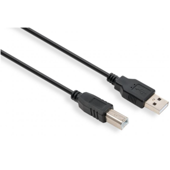 Зображення Дата кабель Vinga USB 2.0 AM/BM 1.8 m (VCPDCAMBM1.8BK)