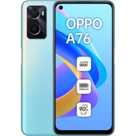 Смартфон Oppo A76 4/128GB Glowing Blue (OFCPH2375_BLUE)