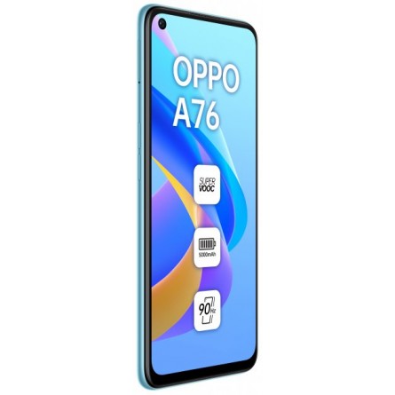Смартфон Oppo A76 4/128GB Glowing Blue (OFCPH2375_BLUE) фото №3
