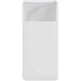 Зображення Мобільна батарея Baseus Bipow Digital Display 2USB Type-C 15W 30000 mAh (PPDML-K02) White