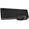Клавіатура   мишка A4Tech FG1010 (Grey) фото №3