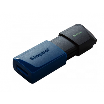 Зображення Флешка Kingston USB 3.2 DT Exodia M 64GB Black/Blue