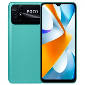 Зображення Смартфон Xiaomi Poco C40 3/32GB Dual Sim Coral Green EU