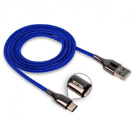 Walker USB cable WALKER C930 Intelligent Type-C blue