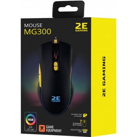 Комп'ютерна миша 2E GAMING MG300 RGB USB Black фото №5