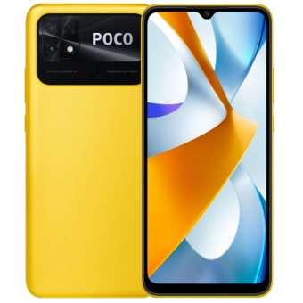 Изображение Смартфон Xiaomi Poco C40 4/64GB Poco Yellow (UA)