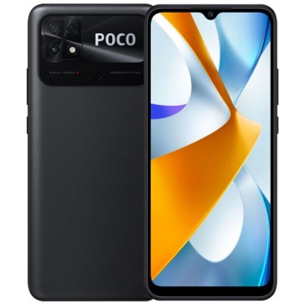 Изображение Смартфон Xiaomi Poco C40 4/64GB Power Black (UA)
