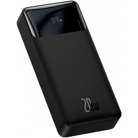 Мобільна батарея Baseus Bipow Digital Display 20000mAh PD 3.0 QC 3.0 20W Black (PPDML-M01) фото №2