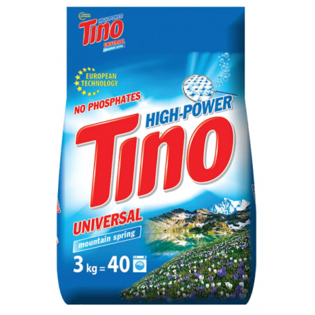 Порошок для прання Tino High-Power Порошок пральний універсальний Mountain spring, 3 кг