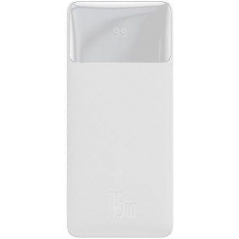 Зображення Мобільна батарея Baseus Bipow Digital Display Powerbank 15W 20000mAh White (PPDML-J02)