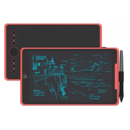 Графический планшет Huion Inspiroy Ink H320M, Coral red фото №2