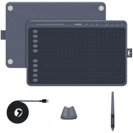 Графічний планшет Huion HS611 USB Space Grey фото №2
