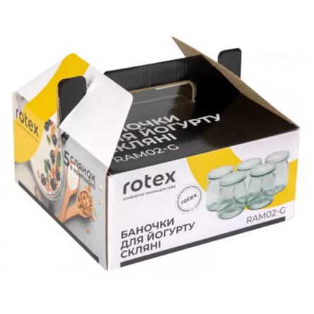 Набір для мультиварок Rotex RAM02-G (баночки для йогурта) фото №2