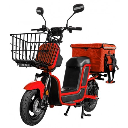 Электроскутер Like.Bike T1 (чорно-червоний)